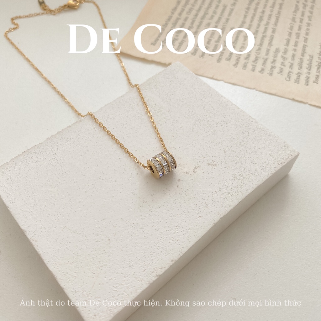 Vòng cổ layer có thê tách 2 chiếc The Ring Decoco