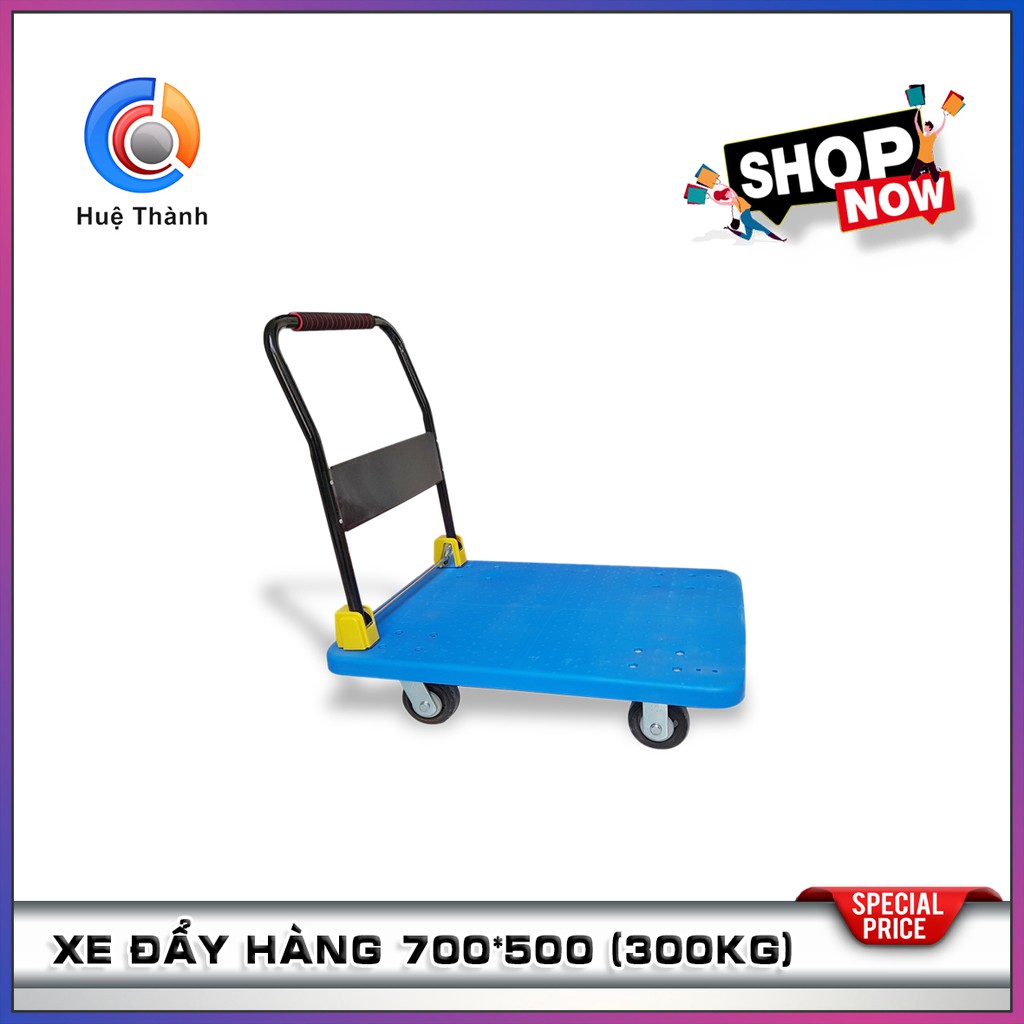 Xe đẩy hàng tải 700x500 (Tải Trọng 300Kg)