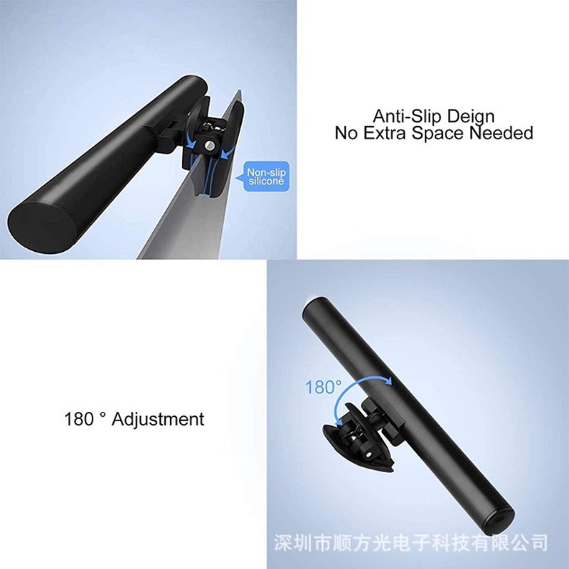 Thanh Đèn Led Usb Gắn Màn Hình Máy Tính Có Thể Điều Chỉnh Độ Sáng Tiện Dụng