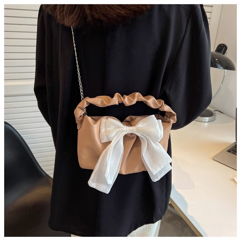 One Túi Xách Đeo Vai Hình Vuông Cỡ Lớn Phối Nơ Thời Trang Mùa Hè NB00095