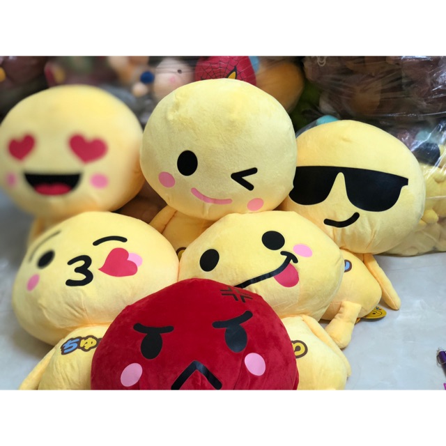 Gấu bông emoji ngộ nghĩnh đáng yêu (ảnh thật 100%)