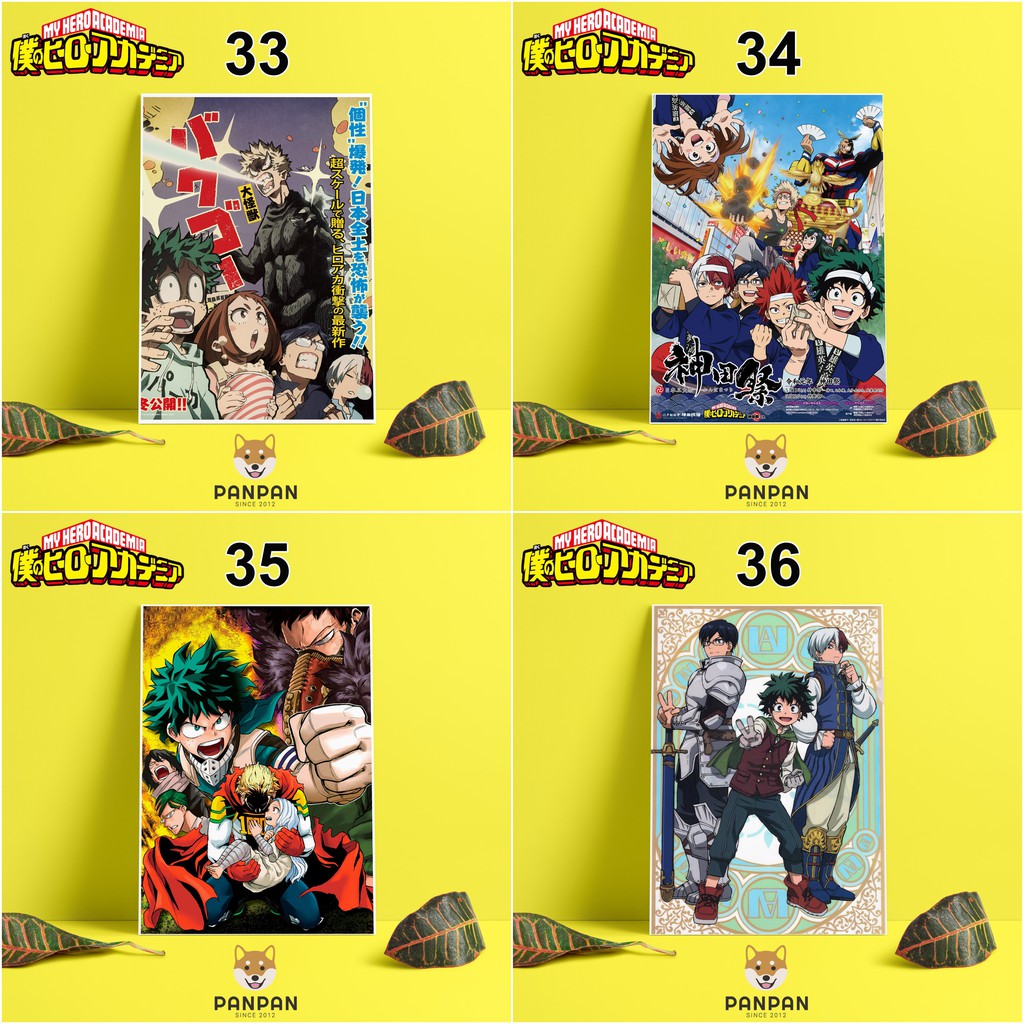 Postcard Cao Cấp - Poster My Hero Academia (2)