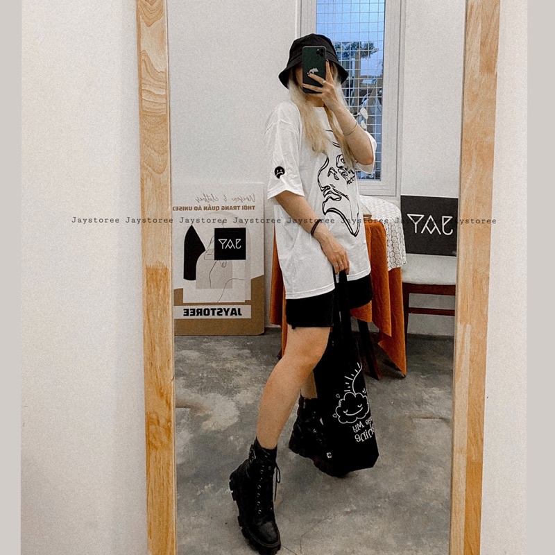 Áo Thun Tay Lỡ Unisex Sadboiz SAD STORY màu ĐEN/TRẮNG/Nam nữ unisex/FREESHIP 99K -/- Jaystoree