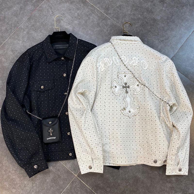 Áo Khoác Denim In Họa Tiết Thời Trang Cho Cặp Đôi