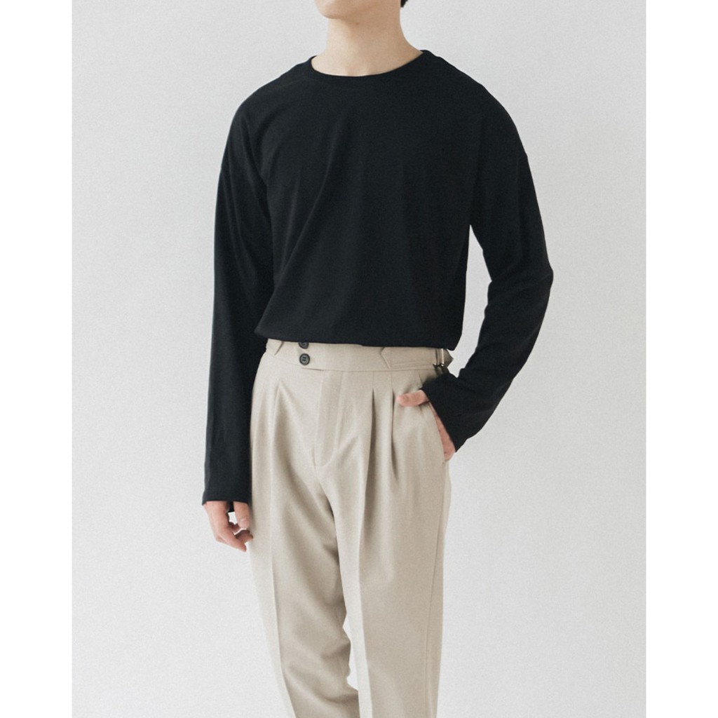 Áo Thun Nam Dài Tay SSSTUTTER cổ tròn chất liệu cotton thoáng mát kind sweatshirt | BigBuy360 - bigbuy360.vn