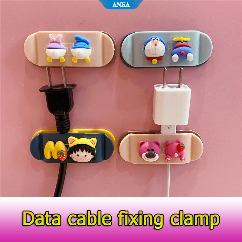 Dễ Thương Kẹp Cố Định Dây Cáp Gắn Tường Kiểu Hoạt Hình Đáng Yêu