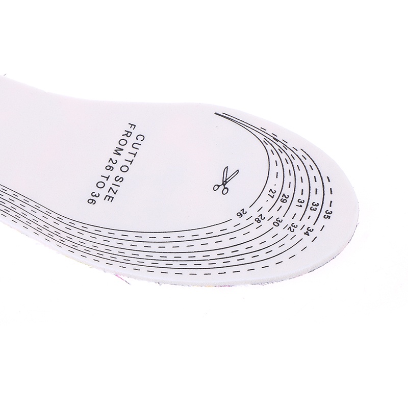 1 Cặp Đế Lót Giày Bằng Silicon Mềm Họa Tiết Hoạt Hình Dễ Thương