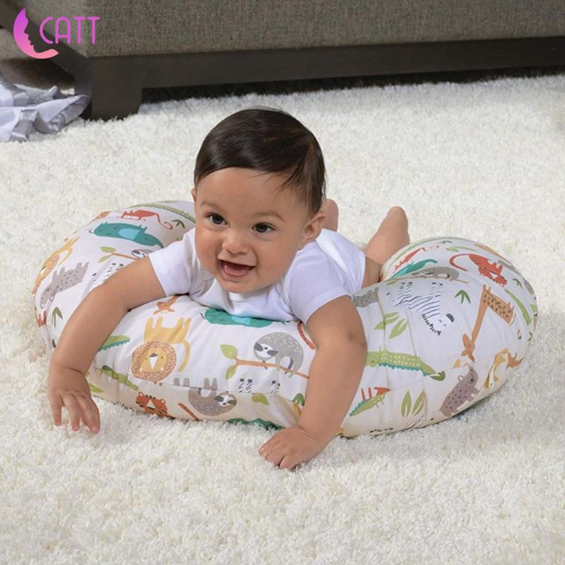 Gối Chữ U 100% Cotton Cho Bé Uống Sữa