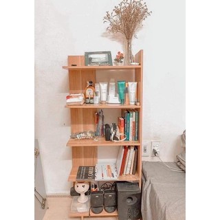 Kệ Sách Gỗ 5 Tầng - Kệ gỗ góc tường -SALE RẺ