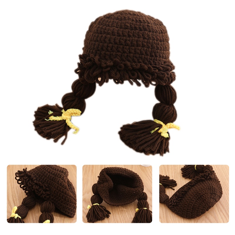 Mũ beanie Thủ Công Thiết Kế Xinh Xắn Cho Bé