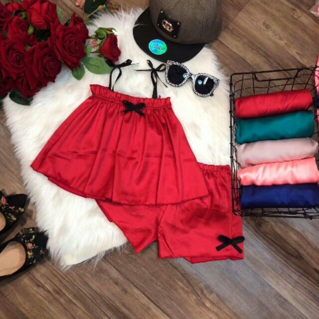 Set bộ phi lụa cực mát cho bé sỉ 24k