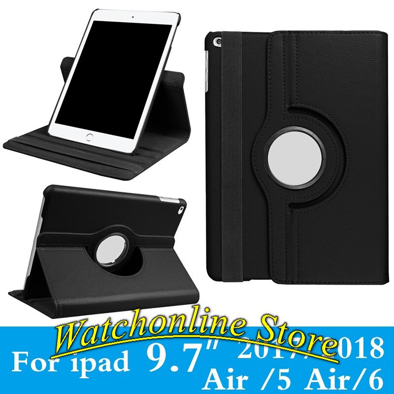 Bao da nắp gập xoay được 360 độ cho Ipad Air 1/2 / ipad 9.7 2017 2018 2016 9.7 pro 9.7pro