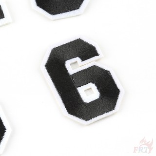 Miếng vá ủi thêu số- sticker ủi thêu- patch ủi là