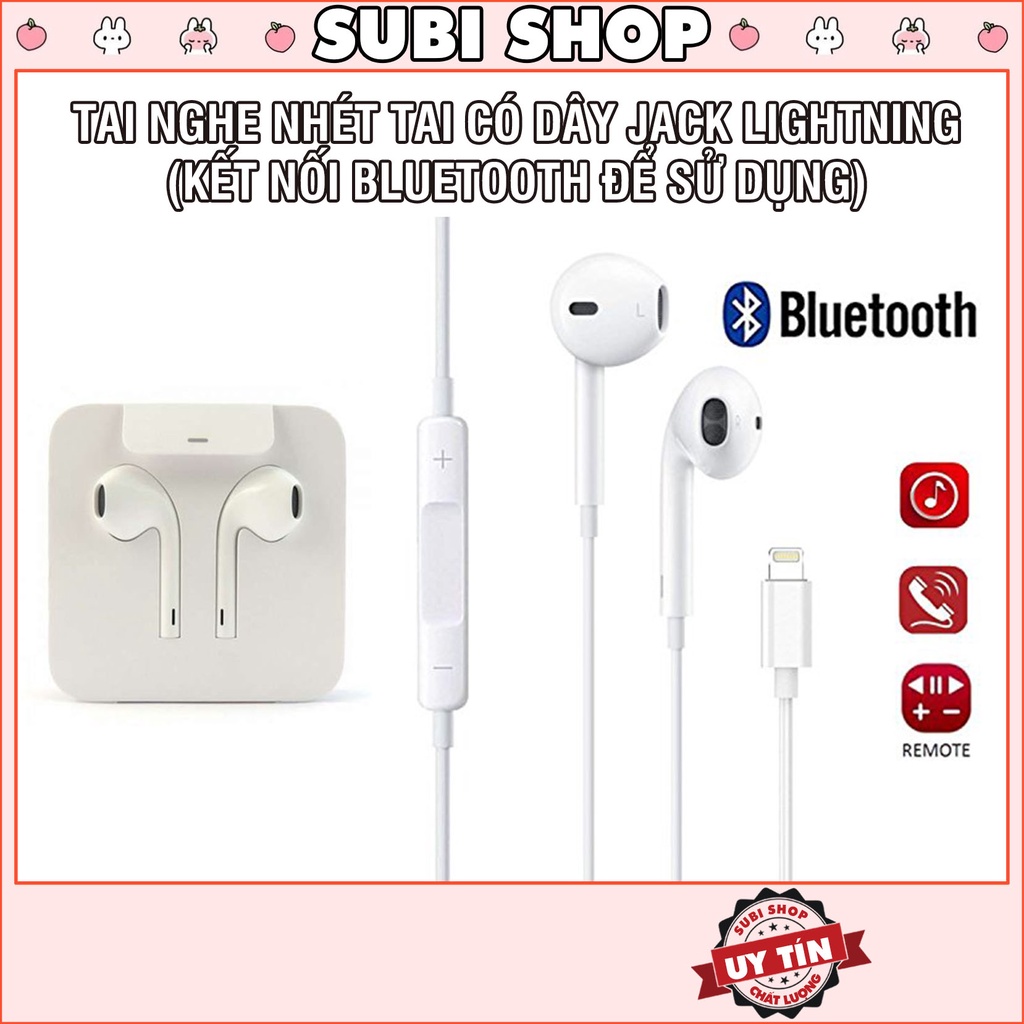 Tai Nghe Cổng Lightning Hiển Thị Cửa Sổ Tự Kết Nối Bluetooth, Giành Cho ip7 đến 12proMax