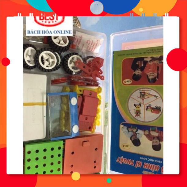 Bộ lắp ghép mô hình kĩ thuật lớp 4 - Nhật Hoa Minh