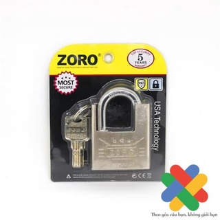 Khoá ZORO 6 phân CHỐNG CẮT Chìa muỗng