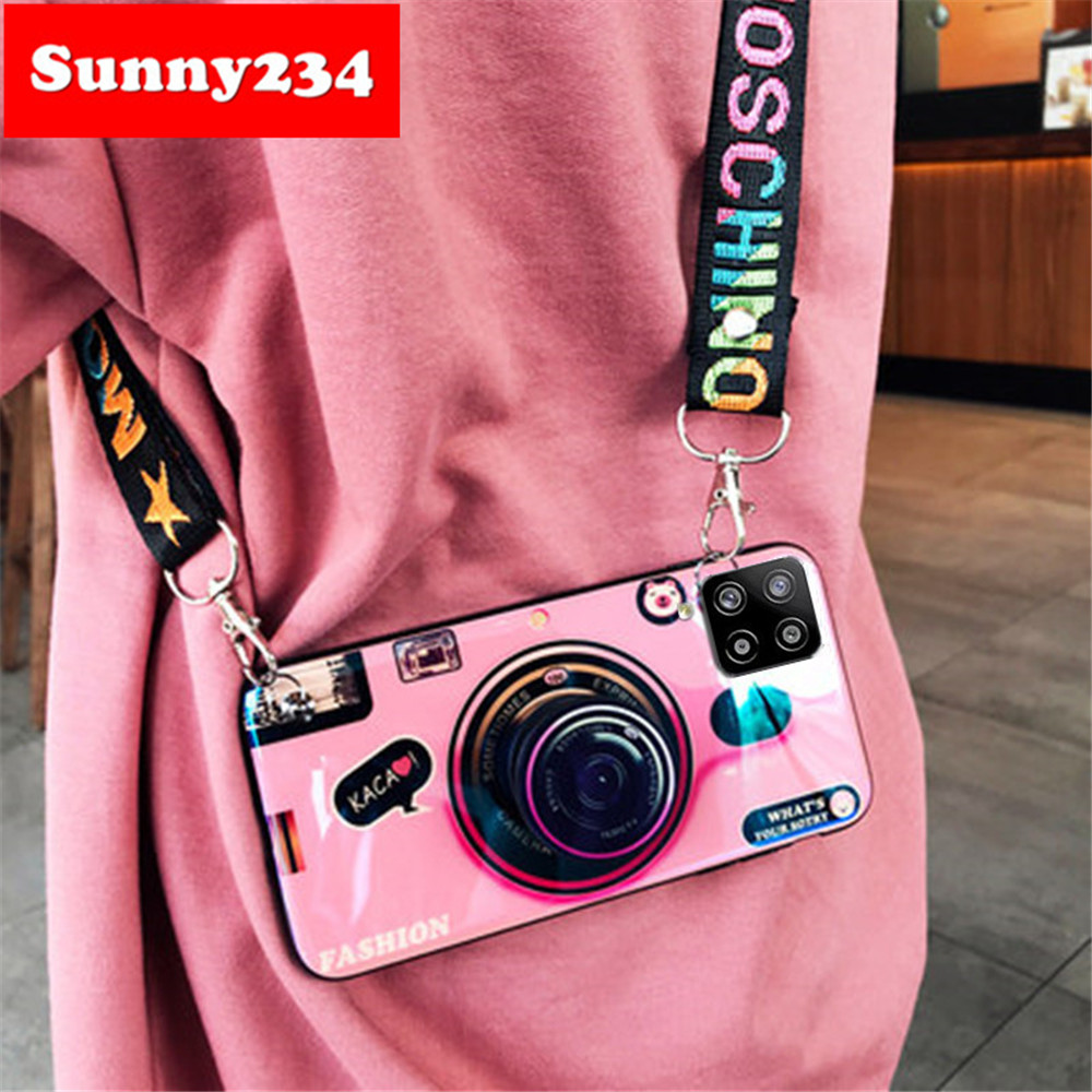 Ốp Điện Thoại Mềm + Giá Đỡ Cho Samsung A02S A01 S21 Plus Ultra S20 FE M51 A12 M01 Note 20 Ultra