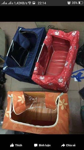 Túi đựng quần áo khung inox giá sỉ