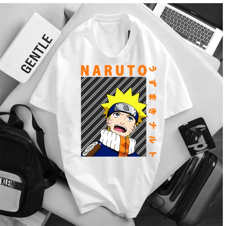 ÁO THUN CỘC TAY NARUTO IN HÌNH HOẠT HÌNH KHÔNG AI CÓ MẪU MỚI VẢI ĐẸP CHO BẠN THÂN - 316