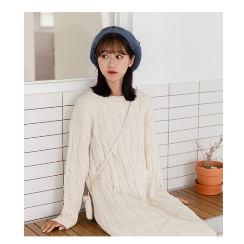 Mũ Beret Dệt Kim Mềm Mại Thời Trang Thu Đông Phong Cách Hàn Quốc Cho Nữ