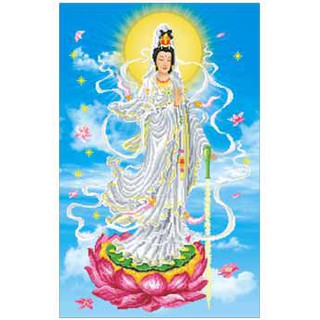 Tranh đính đá phật bà quan âm fs2289 60x90cm