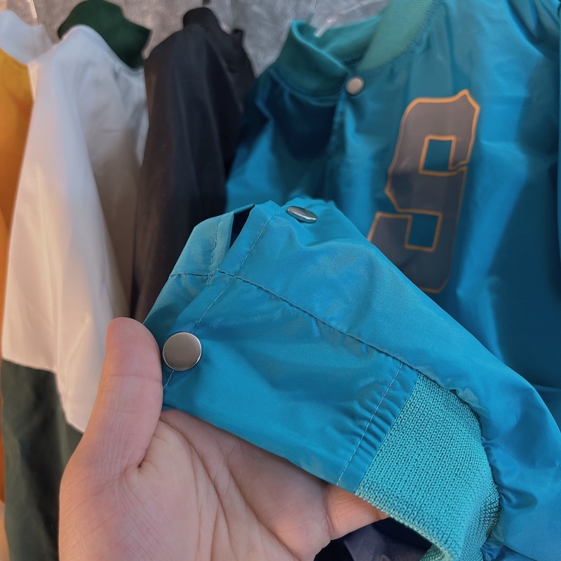 Áo Khoác Dù Nữ Dáng Lửng 2 Lớp_Bo Tay Cổ Lai Áo Bằng Len Dệt Kim Sang Trọng_Lót Trong Vải Dù Miro Xịn Mát Ko Bí Hơi_AK58