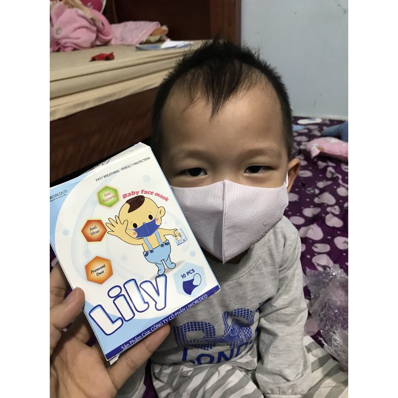 [Siêu Rẻ] Khẩu Trang 3d LiLy cho Bé Hộp 10 Cái | BigBuy360 - bigbuy360.vn