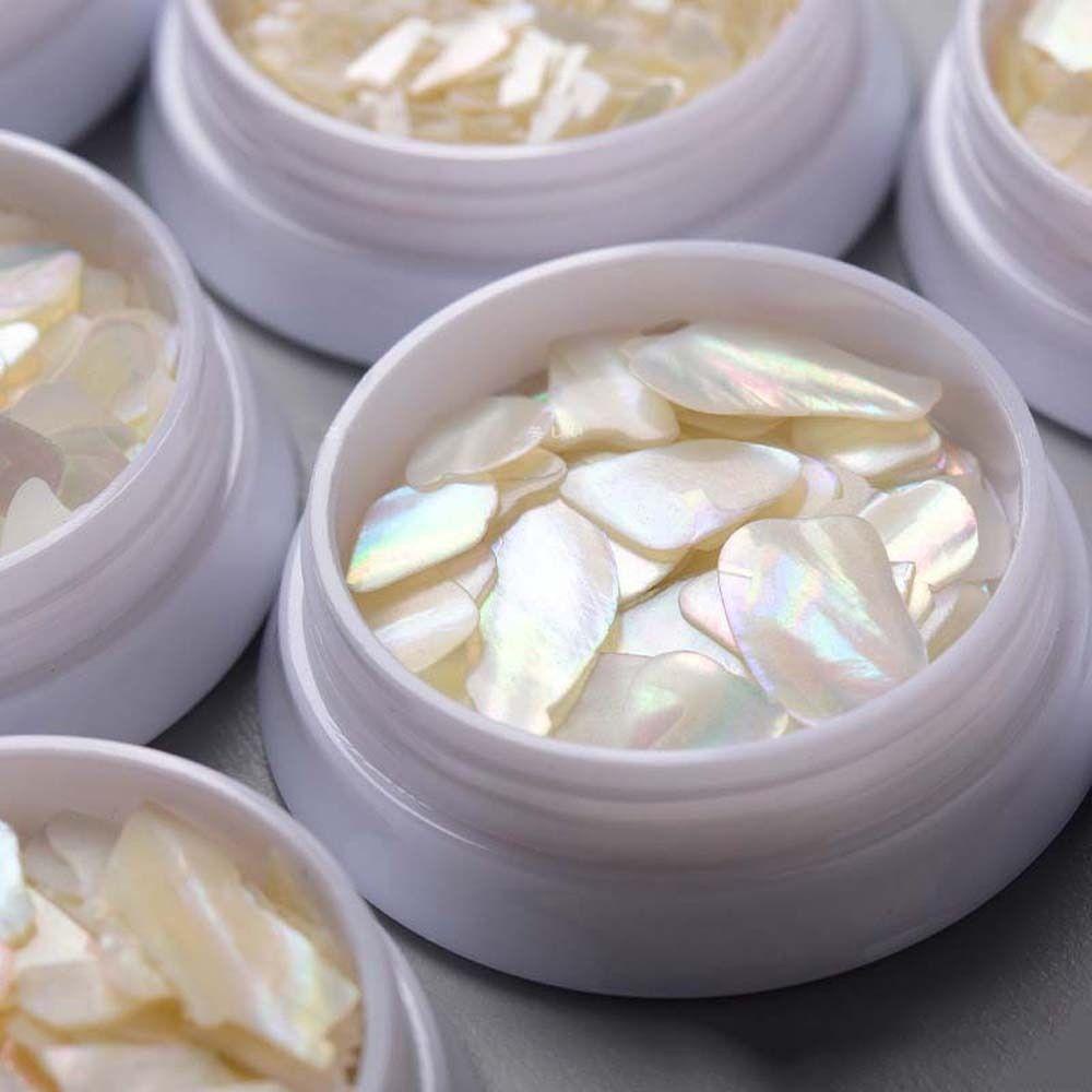 OCEANMAP Vỏ Sò Đính Kim Tuyến Lấp Lánh Trang Trí Móng Nghệ Thuật Cho Nữ