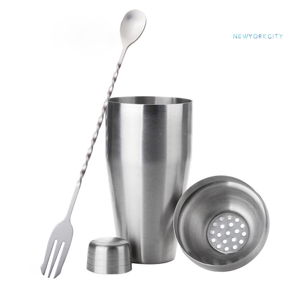 Muỗng Khuấy Cocktail Hai Đầu Bằng Thép Không Gỉ