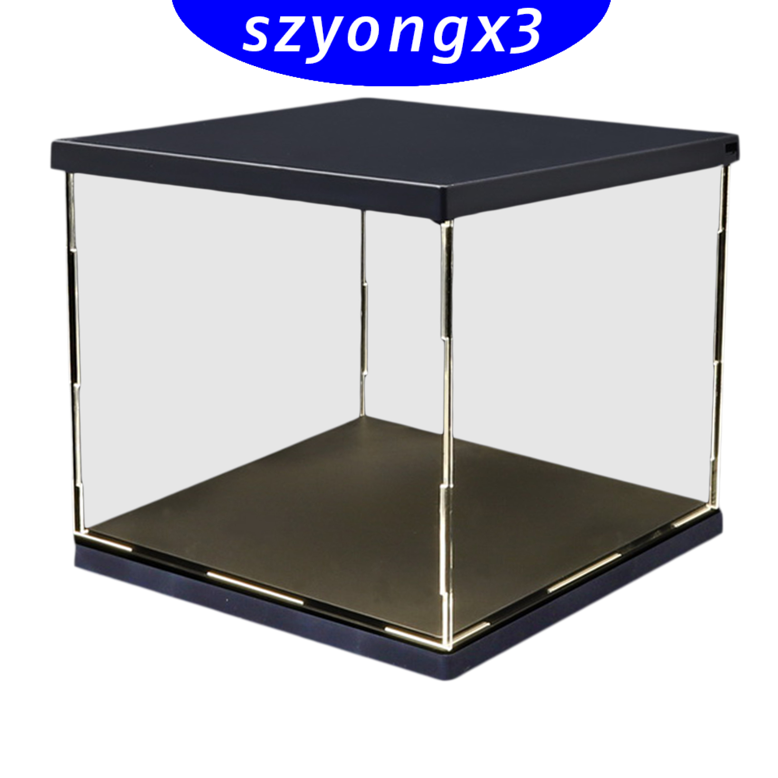 Clear with LED lights for Figure Model Countertop Display Cube Dustproof