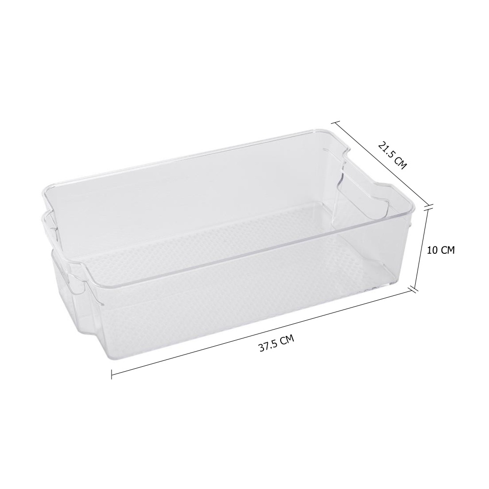 HomeBase KECH Hộp nhựa lưu trữ tủ lạnh có thể xếp chồng Thái Lan 9051 W37.5xD21.5xH10cm
