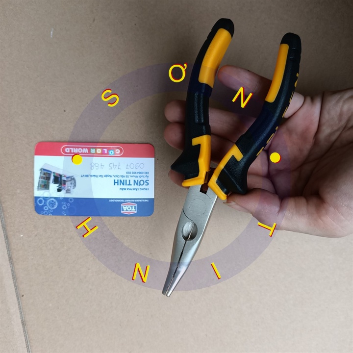 Kìm nhọn cong 6 inch Tolsen 10008