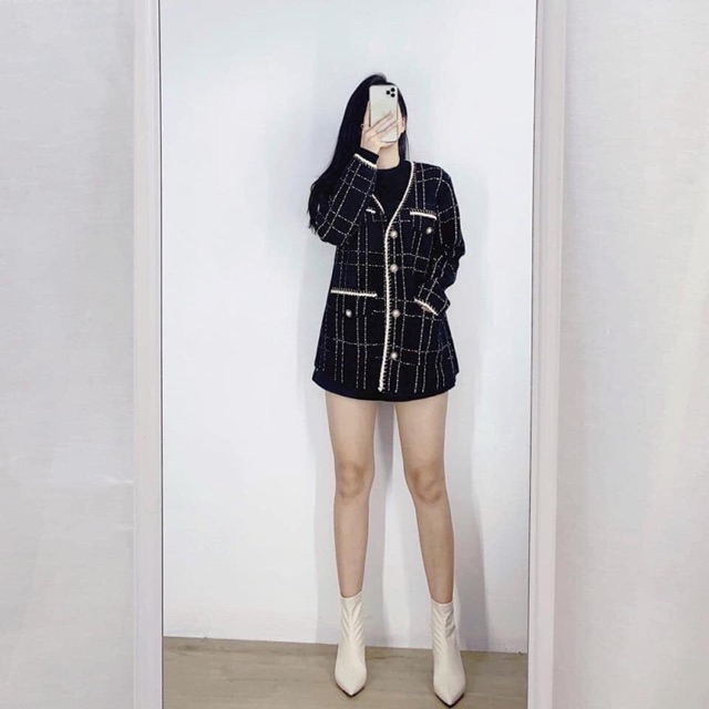 Áo dạ tweed hót hít