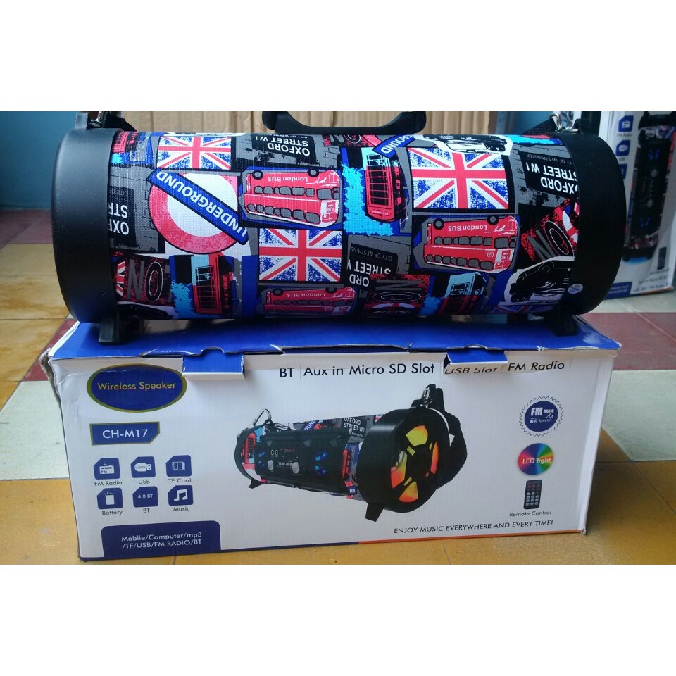 Loa karaoke Bluetooth Crow M17, M18 có mic