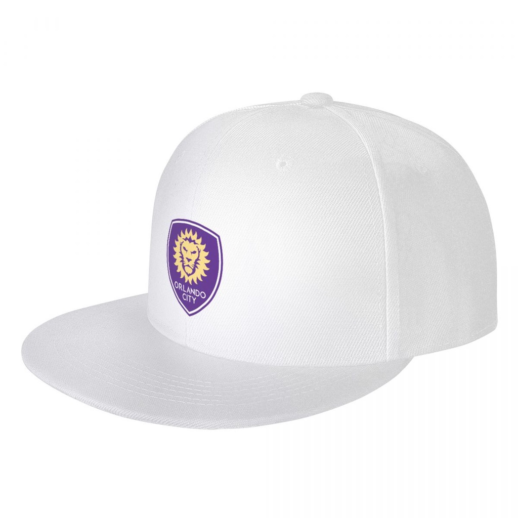 Orlando City SC Logo Mũ phẳng Mũ chống nắng Mũ in hình Mũ chống nắng Mũ bảng Mũ Hip-Hop Mũ khiêu vũ 