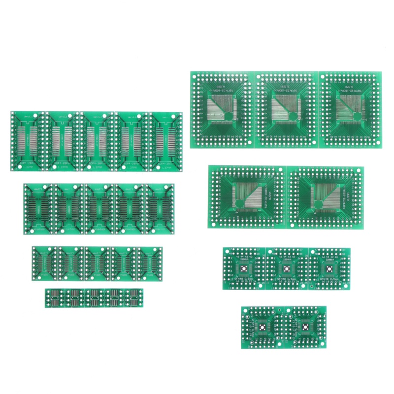 Bộ 30 Bảng Mạch Chuyển Đổi SMD Sang DIP FQFP32-100 QFN48 SOP8 16 24 28