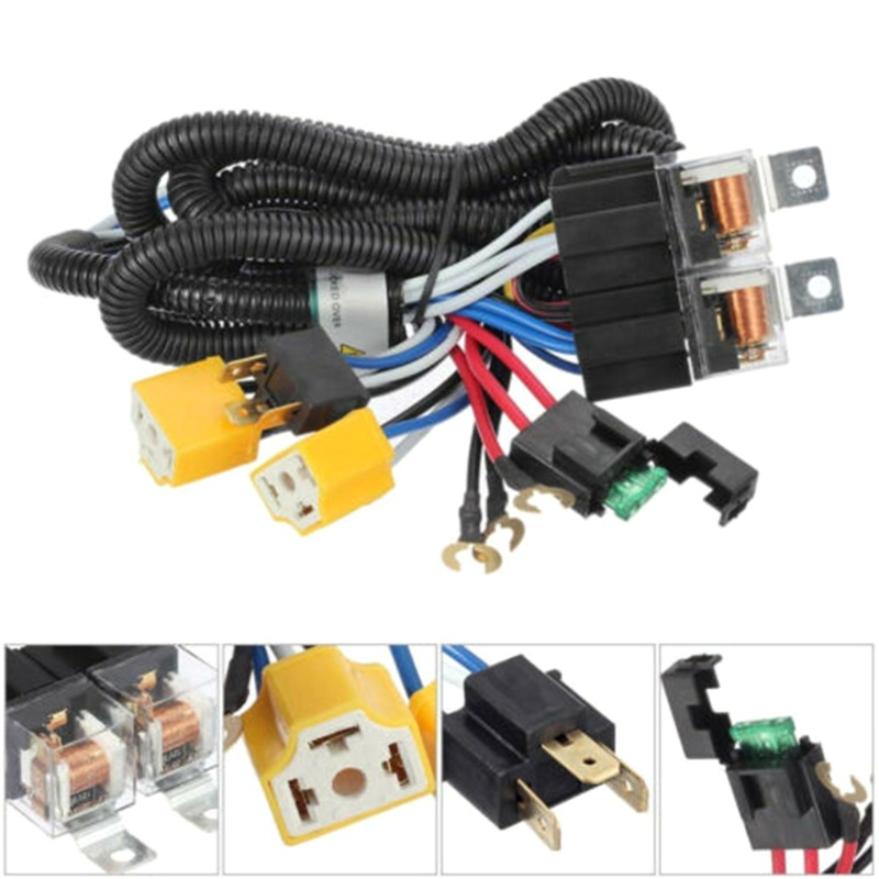 Bộ Rơ Le Đèn Pha AOTO H4 H4 Chất Lượng Cao
