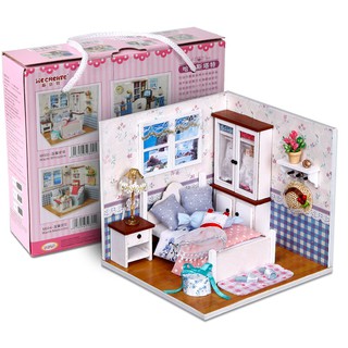 Mô hình lắp ráp nhà gỗ DIY - Warm Whispers M002 ( Tặng Mica + Keo )