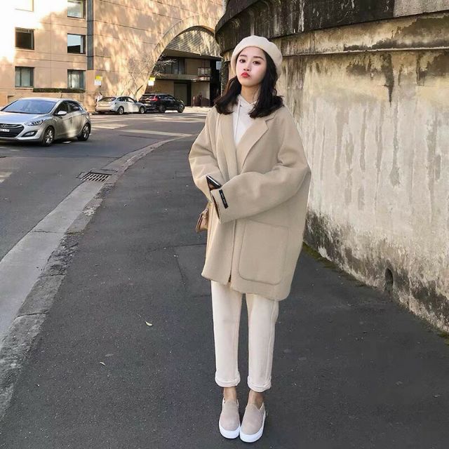 ÁO KHOÁC DẠ TÚI BẦU