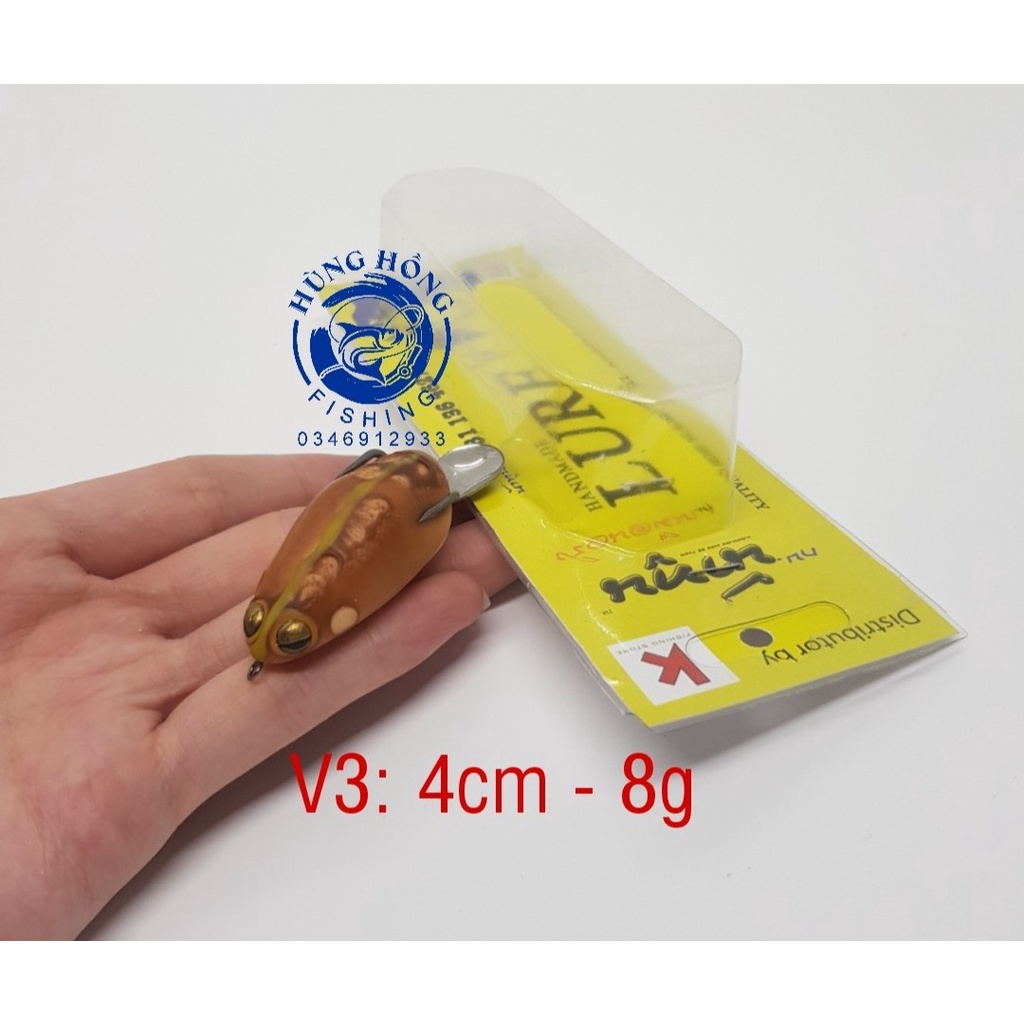 MỒI GIẢ NHÁI HƠI FROG TOON V1,V2,V3,V4 V5 Chuyên Đồ Câu Lure MADE IN THAI LAN - Hàng Chính hãng