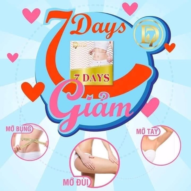 Viên uống 7ngày (thanh lọc mỡ) tặng 14viên detox