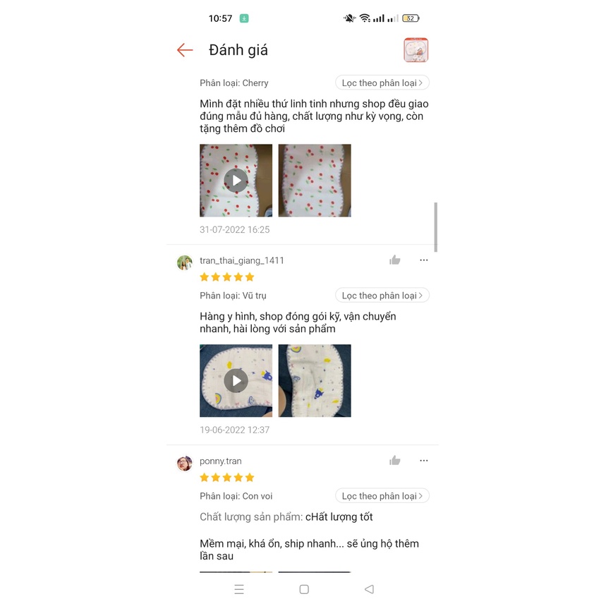 Gối sợi tre 10 lớp cho trẻ sơ sinh