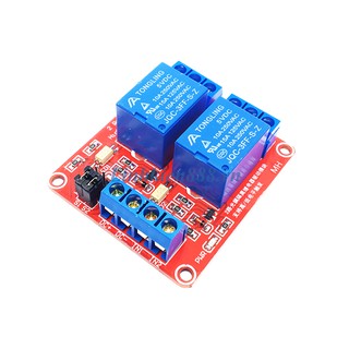 Module Relay 2 Kênh 24V-220V 10A Cách Ly Quang