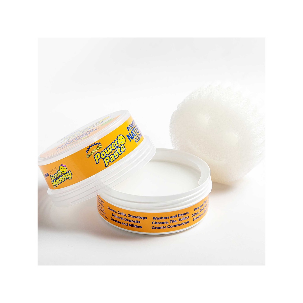 Scrub Daddy - Bộ làm sạch đa bề mặt gồm PowerPaste và miếng rửa chén Scrub Mommy