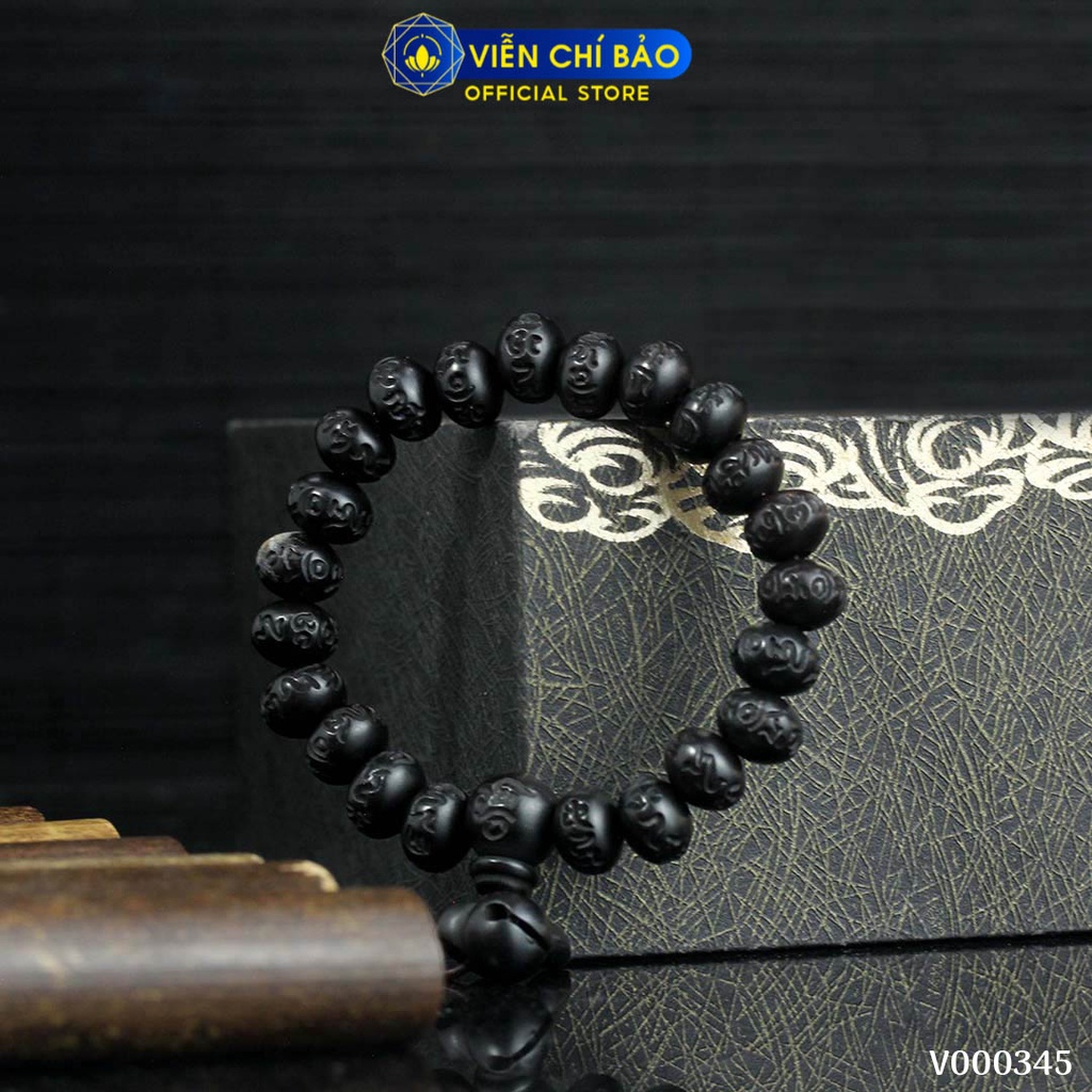 Vòng tay nam nữ Phong thủy Khí Tử Mộc hạt bầu dục thời trang phụ kiện trang sức Viễn Chí Bảo V000345