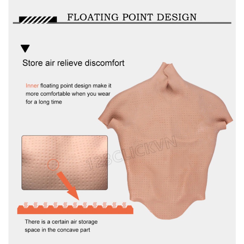 Bods Body suits cao cấp 6 múi silicone cosplay