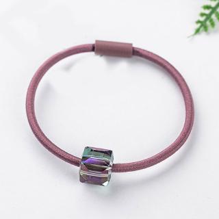 Dây buộc tóc co giãn đính đá lấp lánh