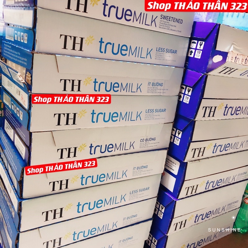 Sữa TH True Milk Có Đường / Ít Đường 110ml