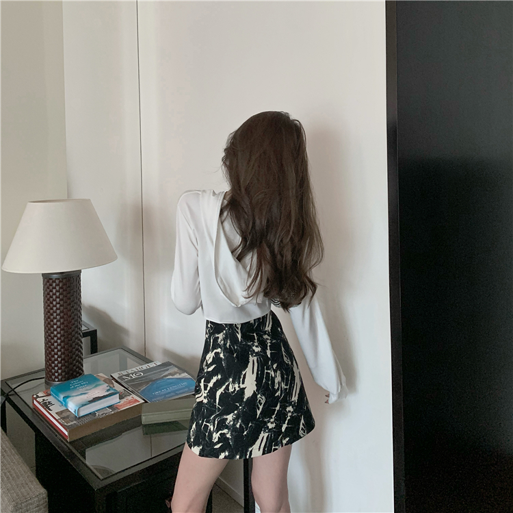 Chân Váy Ngắn Xiaozhainv Không Hở Lưng Cao Dáng Chữ A Kiểu Nhuộm Màu Phong Cách Hàn Quốc Quyến Rũ | BigBuy360 - bigbuy360.vn