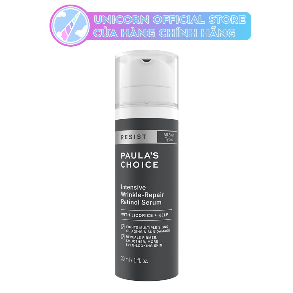 Tinh Chất Chống Nhăn Sâu Chứa Retinol Paula's Choice Resist Intensive Wrinkle - Repair Retinol Serum 30ml